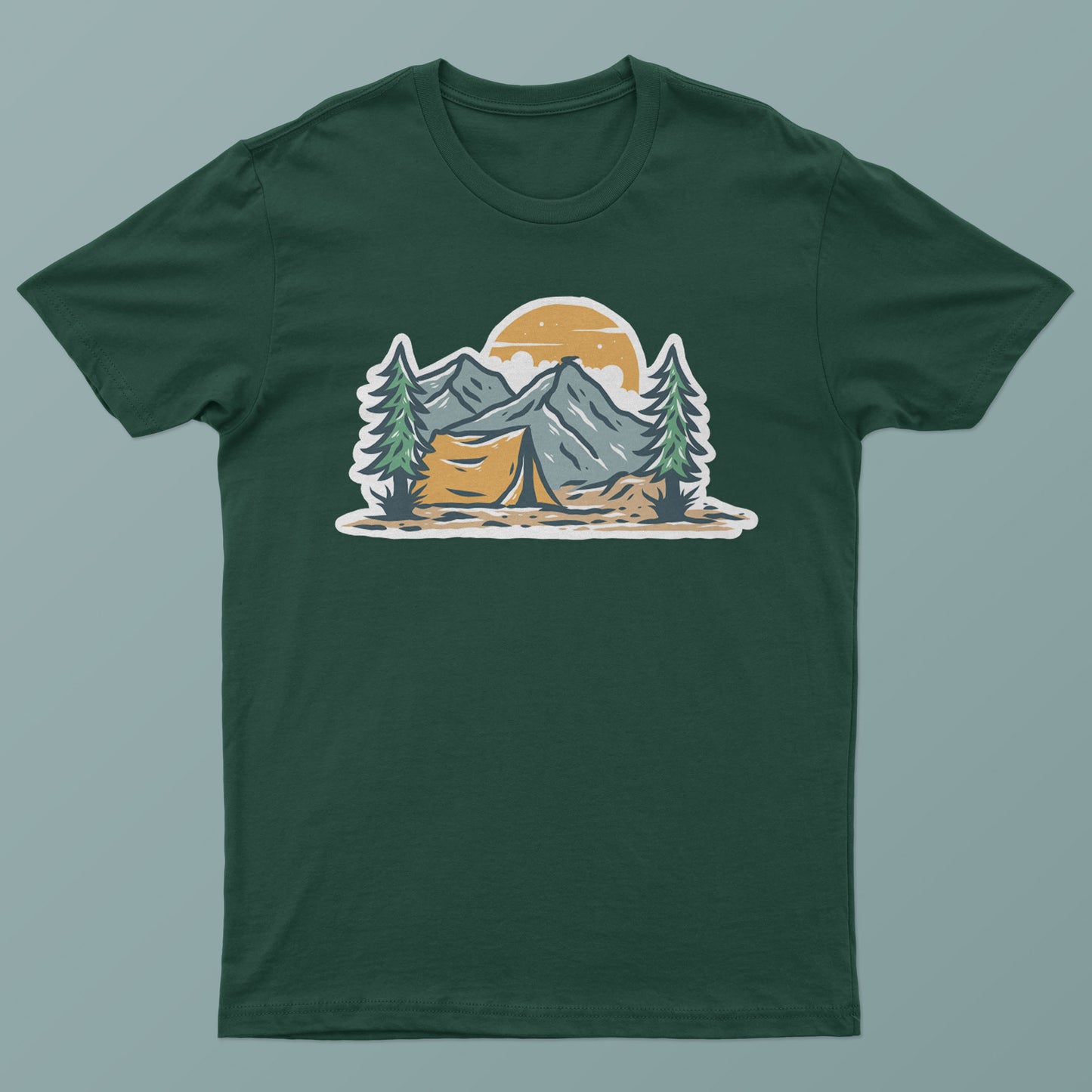Vintage Camp Hiker Graphic Tee - S-XXXL, Various Colors, Free Shipping