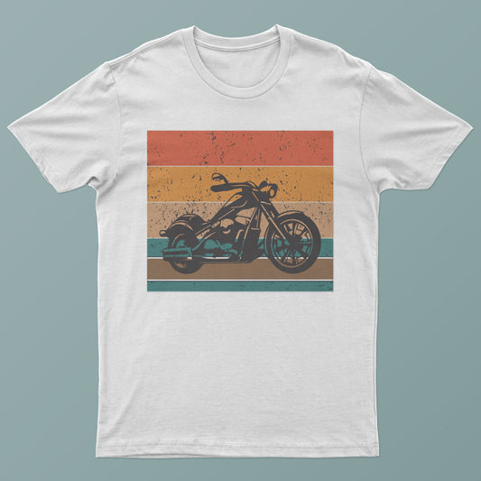 Unisex Chopper Bike Graphic Print T-Shirt - Various Sizes!
