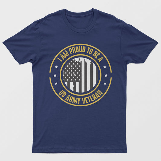 Proud US Veteran Graphic Tee - S-XXXL, Various Colors, Free Shipping