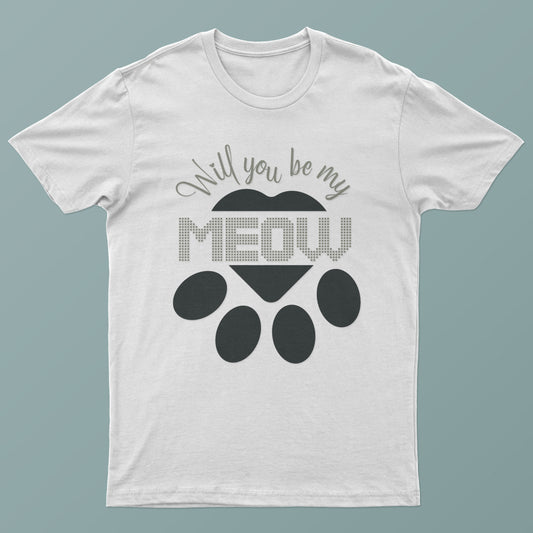 Paw-some Meow Proposal Tee - S-XXXL, Assorted Colors, Free Shipping