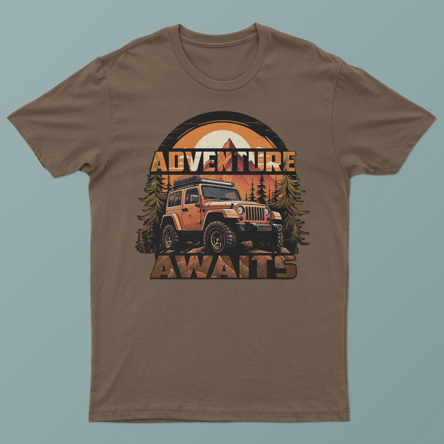 Adventure Awaits Unisex Graphic Tee - Outdoor Explorer T-Shirt