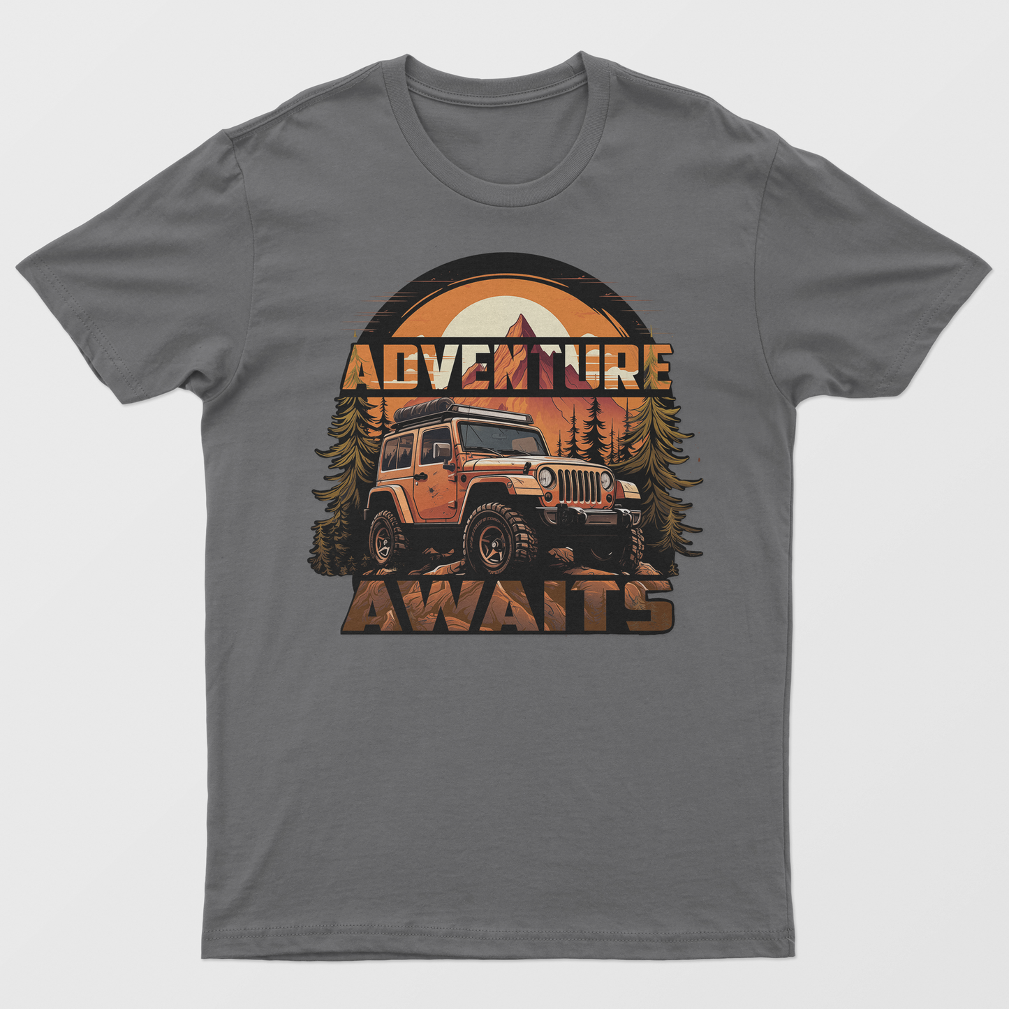 Adventure Awaits Unisex Graphic Tee - Outdoor Explorer T-Shirt